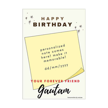 Personalised Best Friend Birthday Cards - Happy Birthday 0004 Nutcase