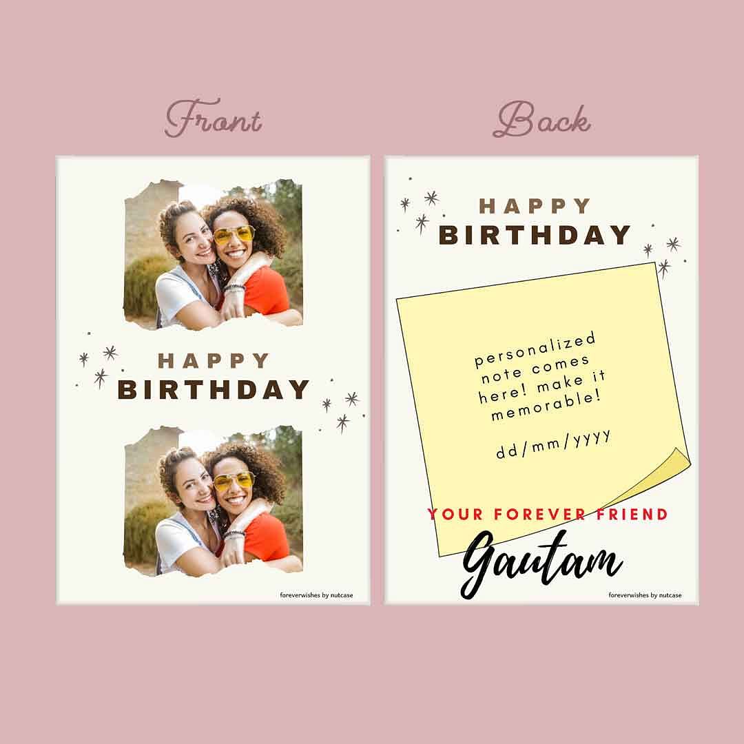 best friend birthday card templates
