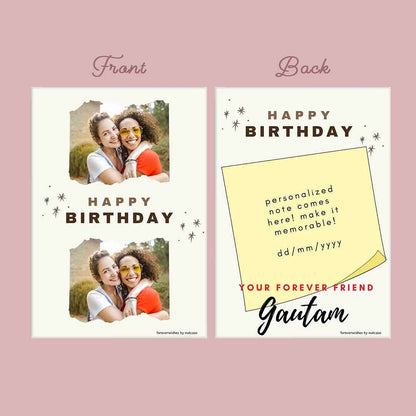 Personalised Best Friend Birthday Cards - Happy Birthday 0004 Nutcase