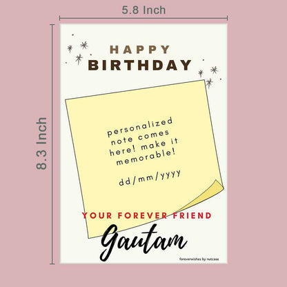 Personalised Best Friend Birthday Cards - Happy Birthday 0004 Nutcase