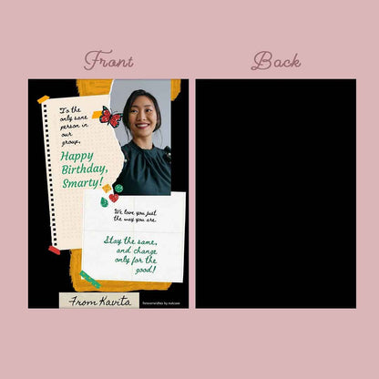 Personalized Birthday Cards for Her - Friend 0006 Nutcase