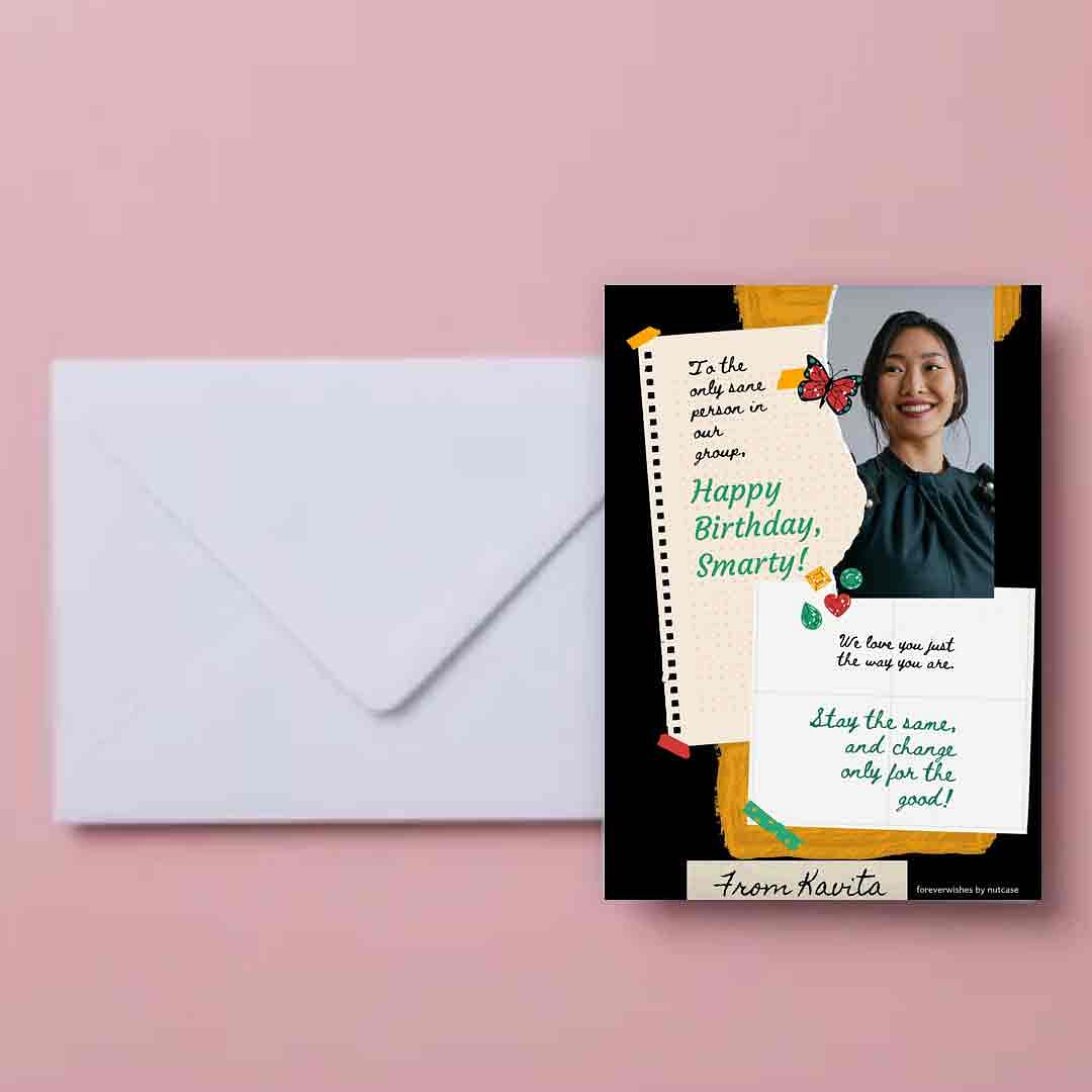 Personalized Birthday Cards for Her - Friend 0006 Nutcase