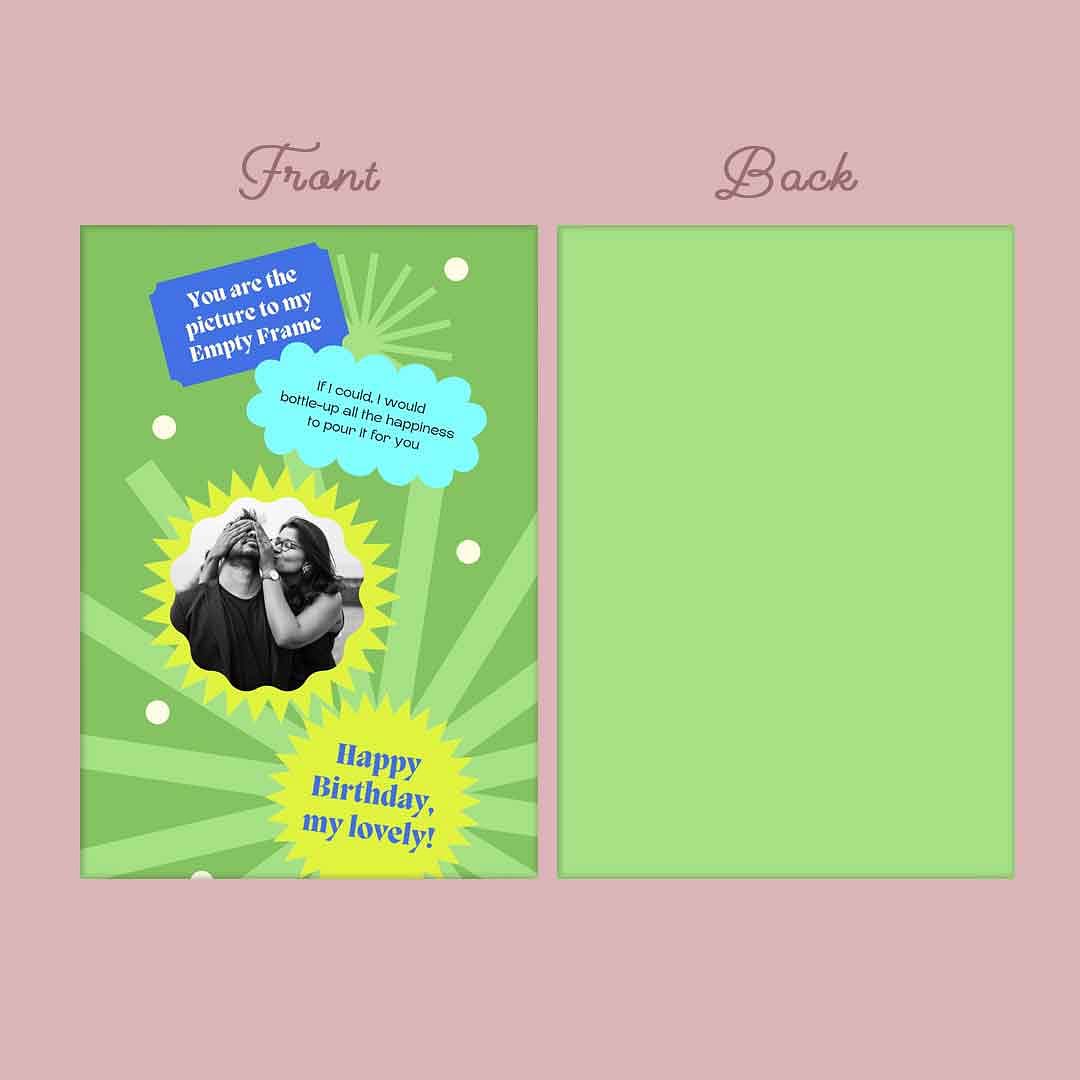 Personalised Message Cards for Gift - love 0008 Nutcase