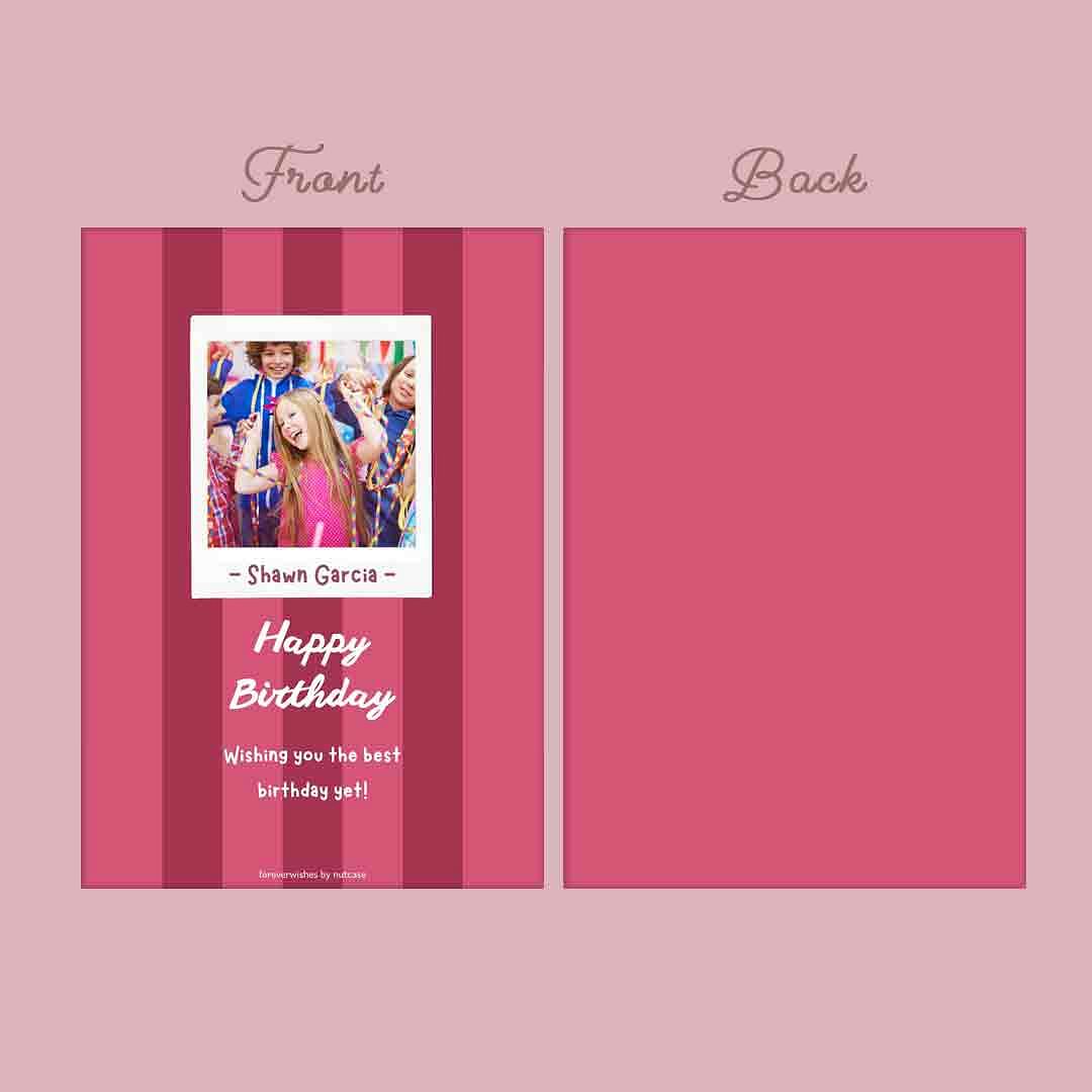 Personalised Greeting Cards Online for Birthday Gift - Best Friend 0010 Nutcase