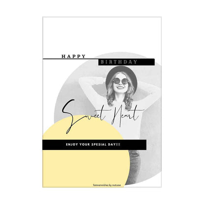 Happy Birthday Personalised Card for Love - Sweet Hearts 0011 Nutcase