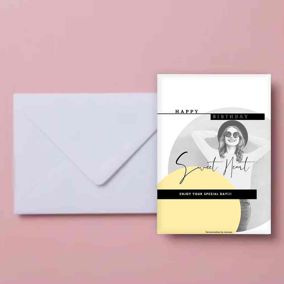 Happy Birthday Personalised Card for Love - Sweet Hearts 0011 Nutcase