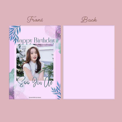 Custom Design Your Own Photo Card for Gift - Friend 0012 Nutcase