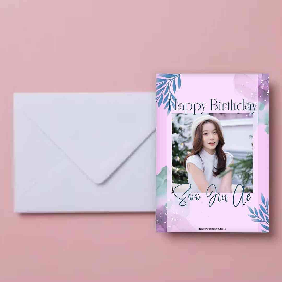 Custom Design Your Own Photo Card for Gift - Friend 0012 Nutcase
