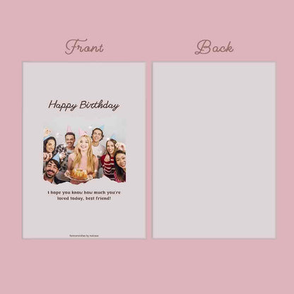 Personalized Birthday Greetings Cards for Friends - Best Friend 0014 Nutcase