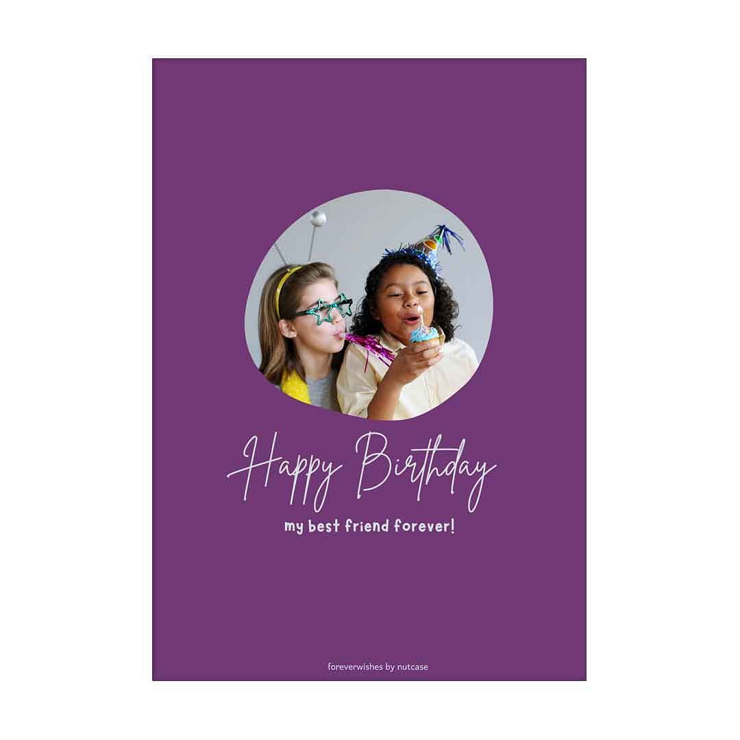 Personalized Birthday Cards for Him - Best Friend Forever 0018 Nutcase