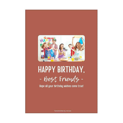 Create Custom Greeting Cards for Best Wish - Best Friend 0019 Nutcase