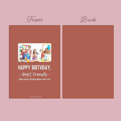 Create Custom Greeting Cards for Best Wish - Best Friend 0019 Nutcase