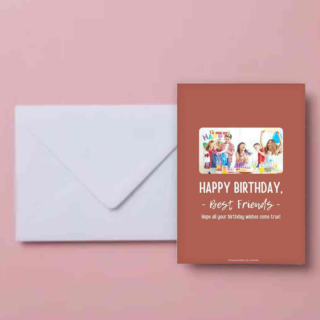 Create Custom Greeting Cards for Best Wish - Best Friend 0019 Nutcase