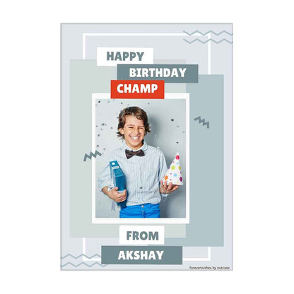 Personalised Childrens Birthday Cards for Gift - Cute Boy 0020 Nutcase