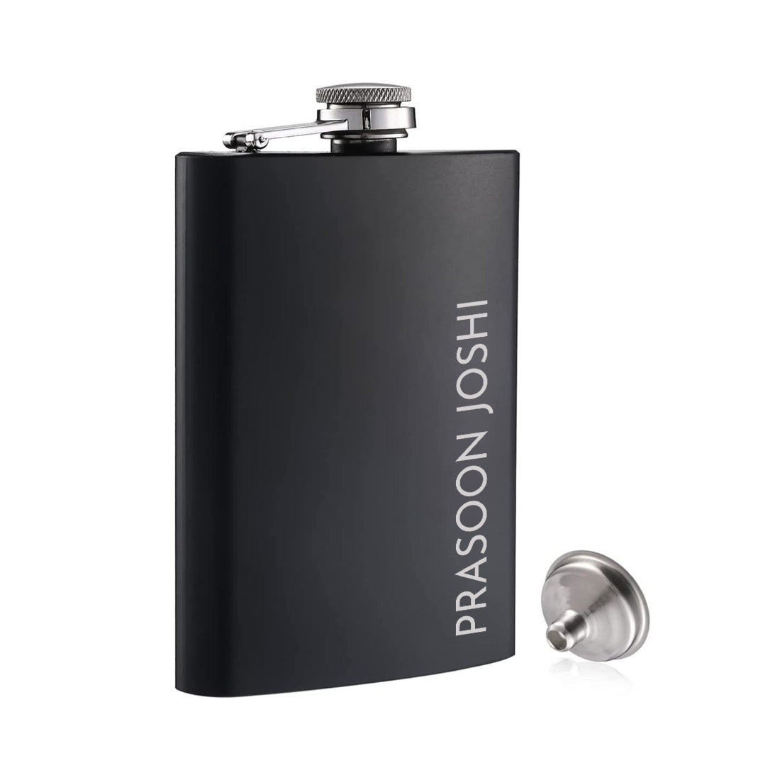 Personalized Engraved Hip Flask for Men - Gift for Husband - Add Name