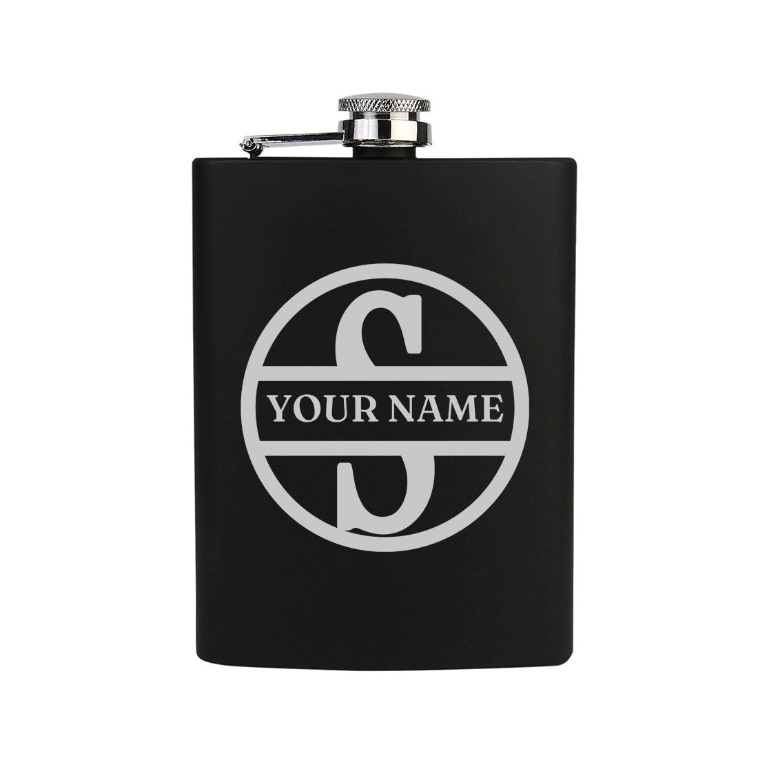 Personalized Engraved Hip Flask With Name - Add Name