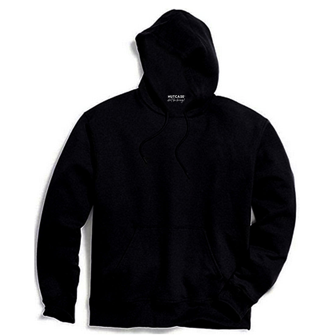 Nutcase Customized Black Hoodie hoodies for Men Women-Add Text Nutcase