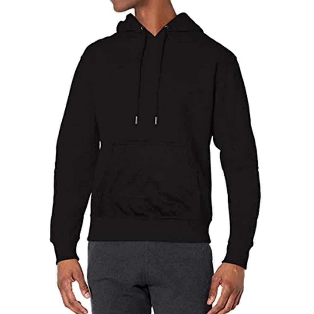 Nutcase Personalised Hoodies for Men Black Sweatshirt-Box Initial Nutcase