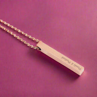 Custom Chain Pendant With Name Engraved Gifts for Birthday Anniversary Valentine Day - Add Name