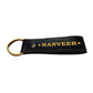 Personalised Key Ring Pu Leather Loop Keychain - Star with Name