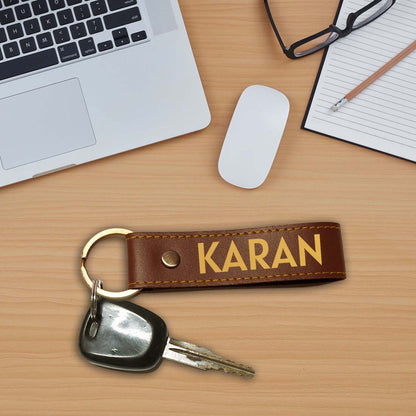 Customized Leather Keychain