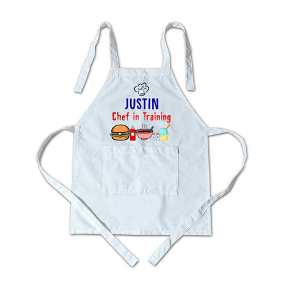 Customized Children Chef Apron - Chef in Training Nutcase