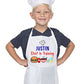 Customized Children Chef Apron - Chef in Training Nutcase