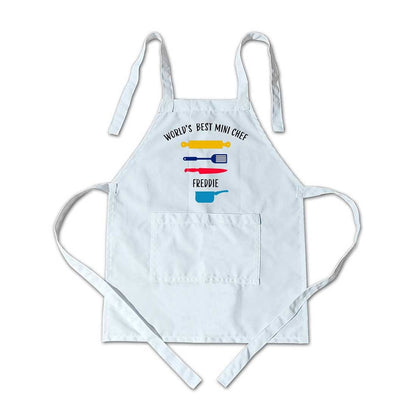 Personalized Junior Chef Apron with Name for Kids Nutcase