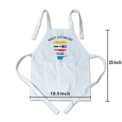 Personalized Junior Chef Apron with Name for Kids Nutcase