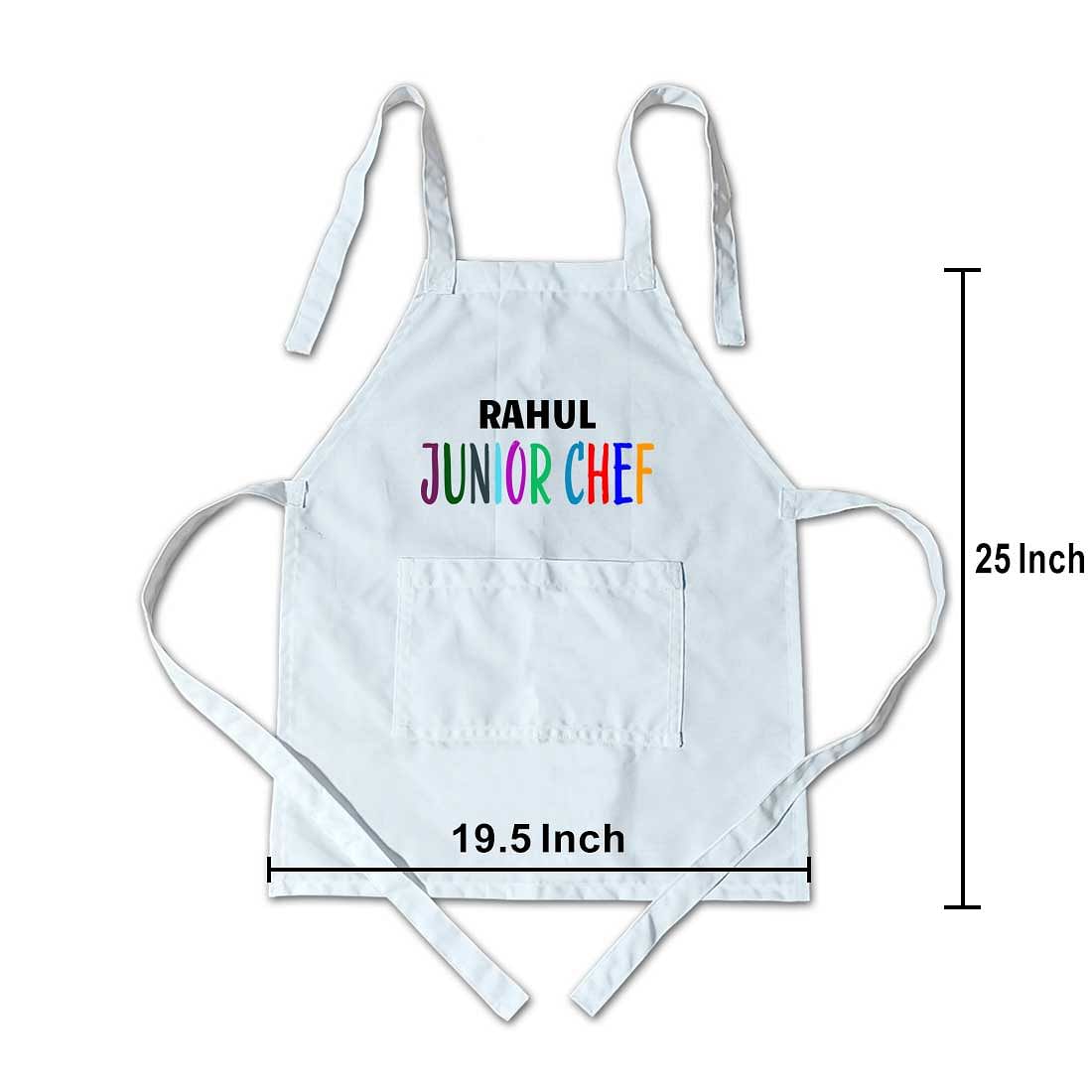 Customised Kids Junior Chef Apron with Name Nutcase