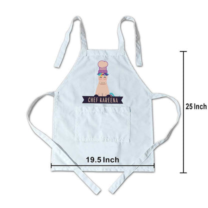 Personalized Kids Cute Chef Apron - Unicorn Nutcase