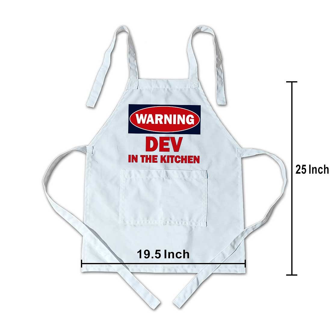 Customized Apron for your Kids - Warning Nutcase