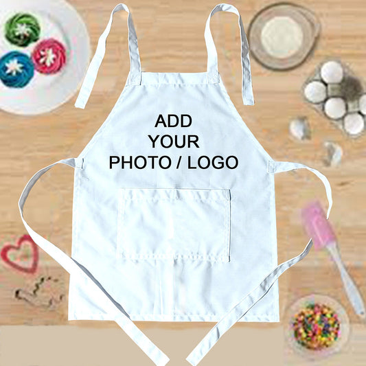 Personalized Kids Chef Apron - Add Your Photo / Logo Nutcase