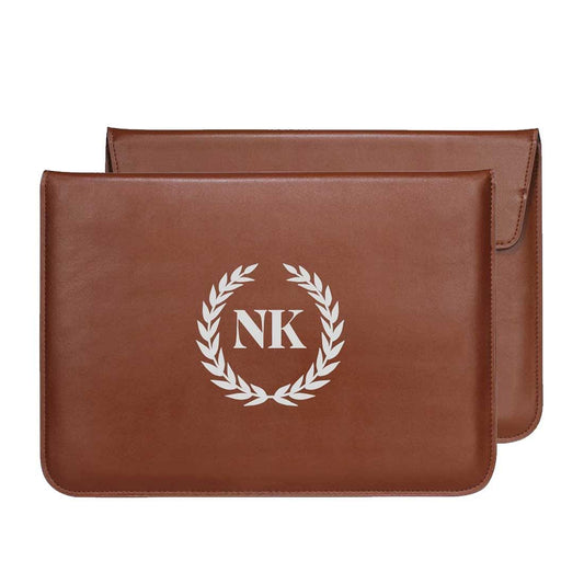 Customized Laptop Sleeve With Name - Add Your Initial Nutcase