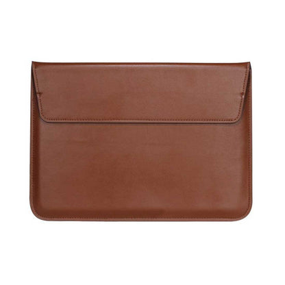 Personalized Leather Laptop Sleeve With Stand - Add Your Initial Nutcase