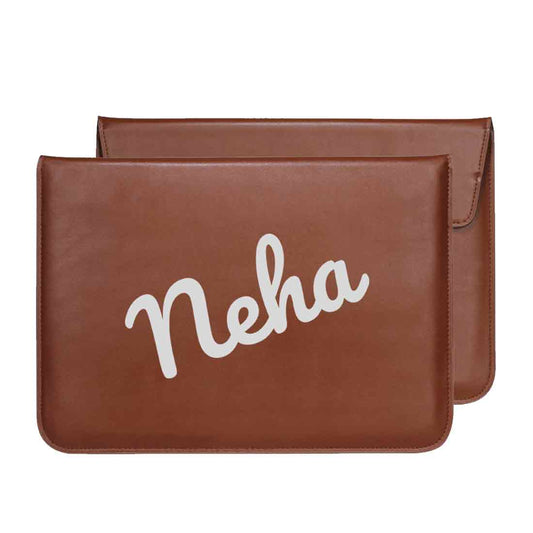 Customized Laptop Cover For Men - Add Your Name Nutcase