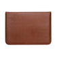 Custom Made Leather Laptop Sleeve - Add Your Initial Crown Leaves Nutcase