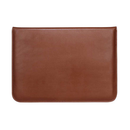 Custom Made Leather Laptop Sleeve - Add Your Initial Crown Leaves Nutcase