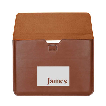 Personalized Laptop Cover For Men - Box Name Nutcase