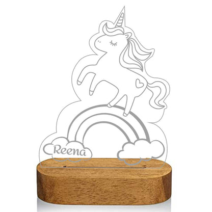 Customized Night Lamp for Kids Birthday Return Gift Ideas  - Unicorn