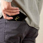 Black Customised Wallet for Men Anniversary Gifts - Initials Nutcase