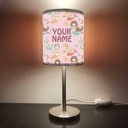 Personalized Kids Bedside Night Lamp-Mermaid Nutcase