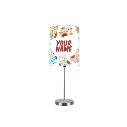 Personalized Kids Bedside Night Lamp-Cute Owl Nutcase