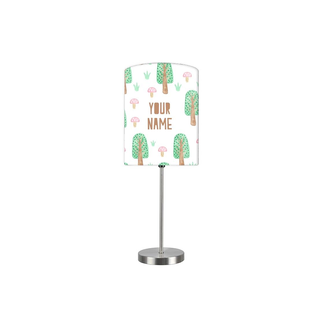 Personalized Kids Bedside Night Lamp-Mushroom And Tree Nutcase