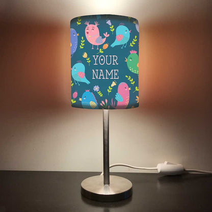 Personalized Kids Bedside Night Lamp-Chicks Nutcase