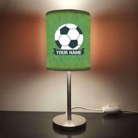 Personalized Kids Bedside Night Lamp-Football Ball Nutcase