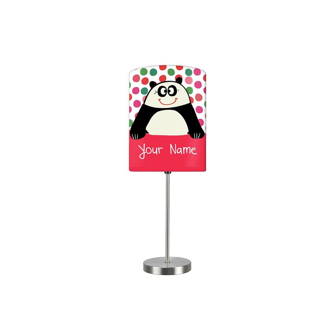 Personalized Kids Bedside Night Lamp-Cute Panda Nutcase