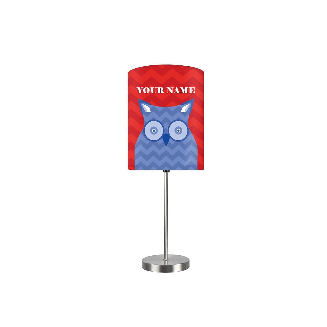 Personalized Kids Bedside Night Lamp-Owlsome Nutcase