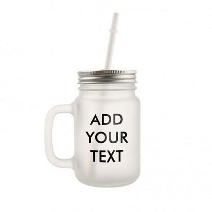 Custom Mason Jar - Add Your Text Nutcase