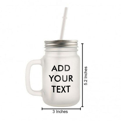 Custom Mason Jar - Add Your Text Nutcase